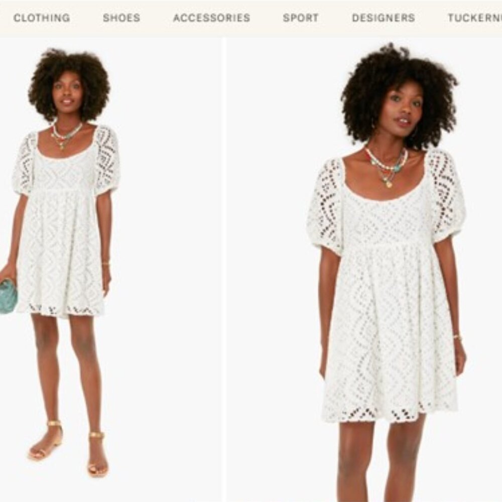 White Eyelet Abigail Dress Tuckernuck - great summer dress, bridal